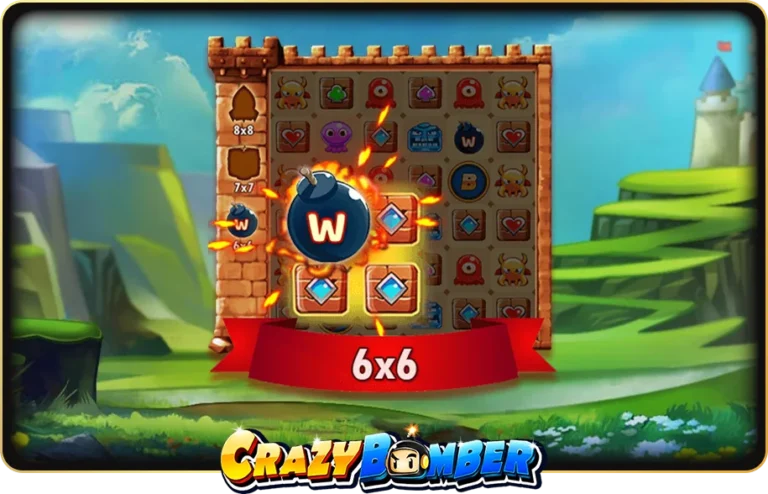 ฟีเจอร์ WILD ระเบิดดำ CRAZYBOMBER