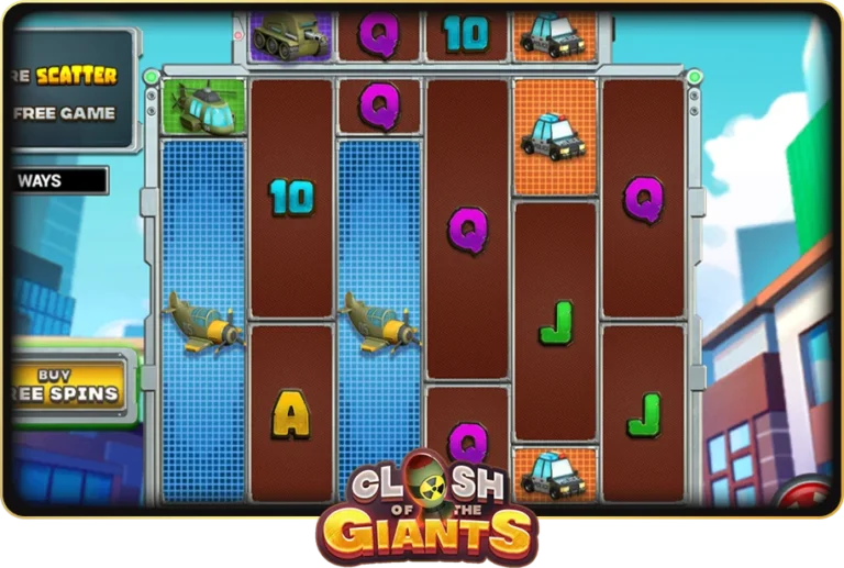 รูปแบบลักษณะของตัวเกม CLASH OF THE GIANTS