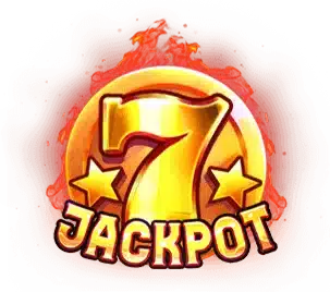 เครื่องหมาย JACKPOT FierySevens